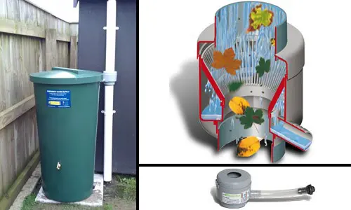 How it works. It filters out leaves and fills the tank to its inlet. We can fit a 1st flush which is an extra cost to a standard install.