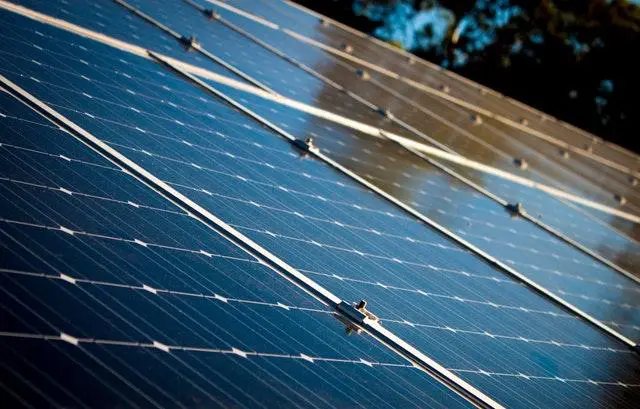 Solar PV panels. Solar electric. Use solar to heat your hot water.